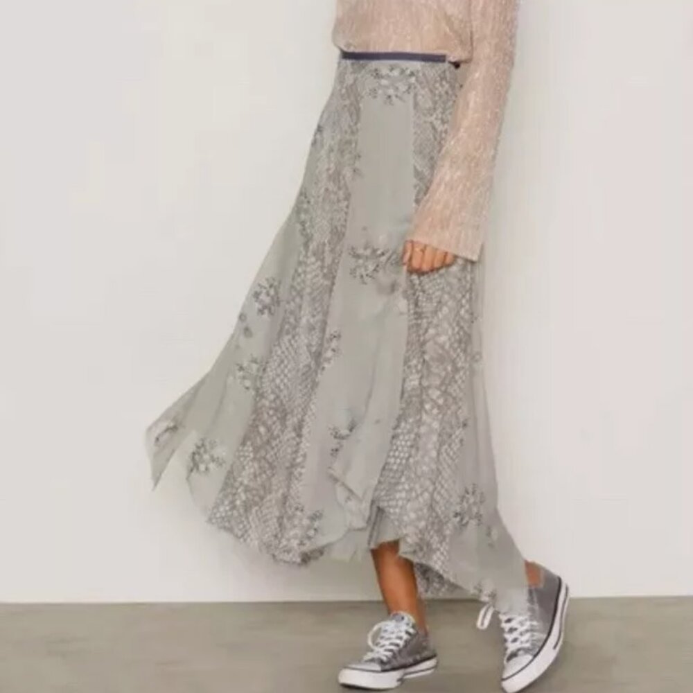 Free People Rock On Printed Skirt Size 0